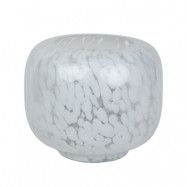 Olsson&Jensen Leo ljuslykta/vas Ø23,5 cm Vit