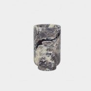 Olsson&Jensen Stevie vas Ø12,5x20,5 cm Grå marmor