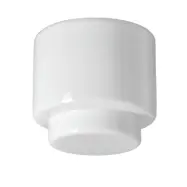 Orsa Vas Glasskärm, Ø25 vit