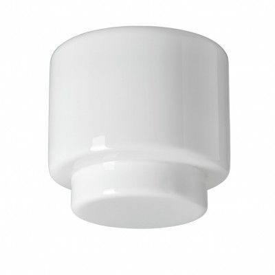 Orsa Vas Glasskärm, Ø25 vit