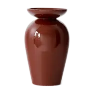 &Tradition Momento JH47 vas 24 cm Red brown