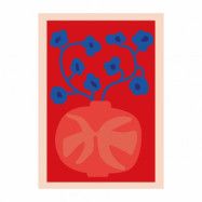 Paper Collective The Red Vase poster 70x100 cm
