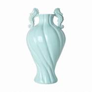 RICE Rice vas seahorse large 41,3 cm Mint