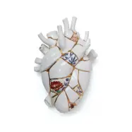SELETTI - Love In Bloom Kintsugi Porcelain Heart Vas
