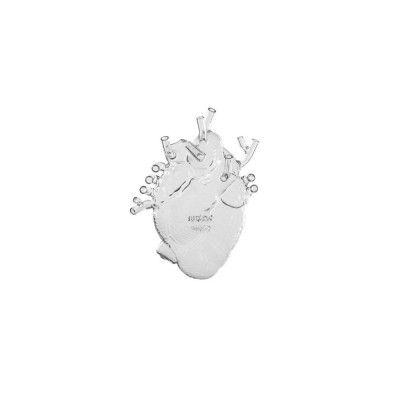 SELETTI - Love In Bloom Glass Heart Vas