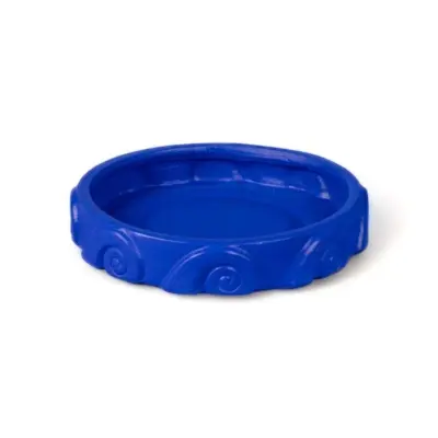 SELETTI - Magna Graecia Onda Vase w/Saucer Blå