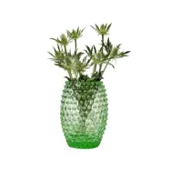 Vas Donna kristall 21 cm grön