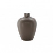 VENTURE DESIGN Cent vas, w. 1 handtag - brunt stengods (24x24x33)