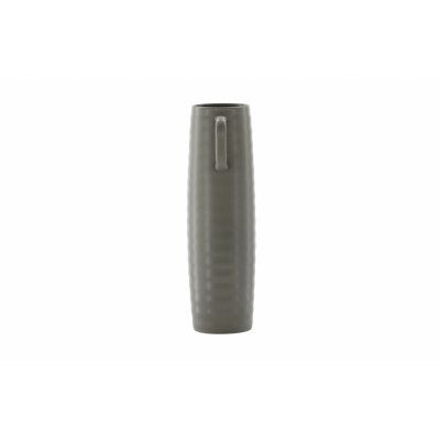 VENTURE DESIGN Cent vas, w. 2 handtag - mörkgrå stengods (19x13x41)