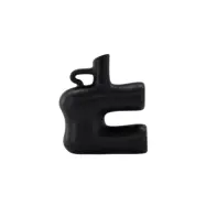 VENTURE DESIGN Dity vas - matt svart stengods (18x7x19H)