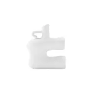 VENTURE DESIGN Dity vas, w. 1 handtag - vitt stengods (18x7x19H)