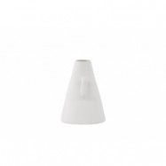 VENTURE DESIGN Ovy vas, w. 1 handtag - vitt stengods (14x13x17H)