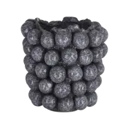 VILLA COLLECTION Dras vas/concealer, rund - mirage grey stengods