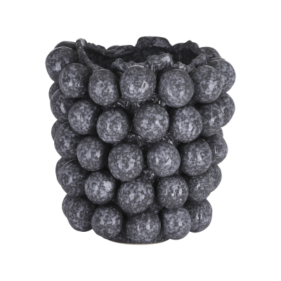 VILLA COLLECTION Dras vas/concealer, rund - mirage grey stengods