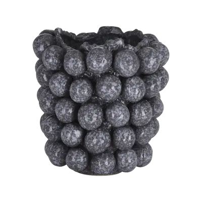 VILLA COLLECTION Dras vas/concealer, rund - mirage grey stengods