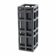 Villa Collection Lyng vas 11x11x30 cm Black