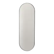 VILLAKAMLING Vasto v&auml;ggspegel, oval - spegelglas och svart j&auml;rn