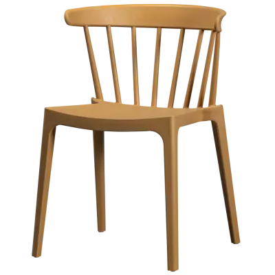 WOOOD BLISS TRÄDGÅRDSSTOL MED STANG I ORGANISK FIBER KARAMELLMELANGE