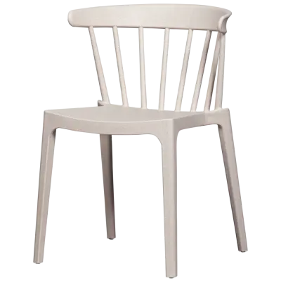 WOOOD BLISS TRÄDGÅRDSSTOL MED STANG I ORGANISK FIBER, OFF WHITE MELANGE