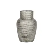 WOOOD EXCLUSIVE Ace vas, rund - svart glas