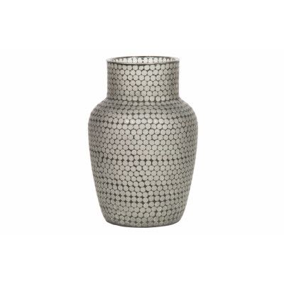 WOOOD EXCLUSIVE Ace vas, rund - svart glas