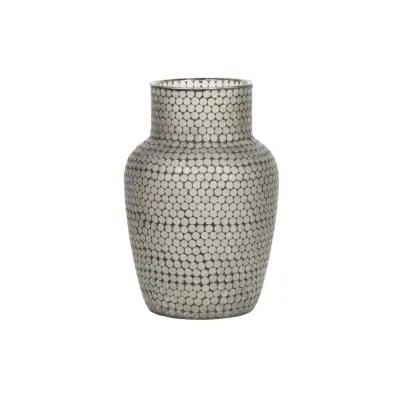 WOOOD EXCLUSIVE Ace vas, rund - svart glas