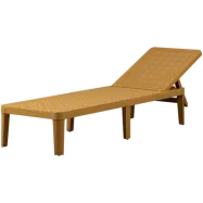 WOOOD Jinte solvagn, justerbar 4 positioner - gul polypropen