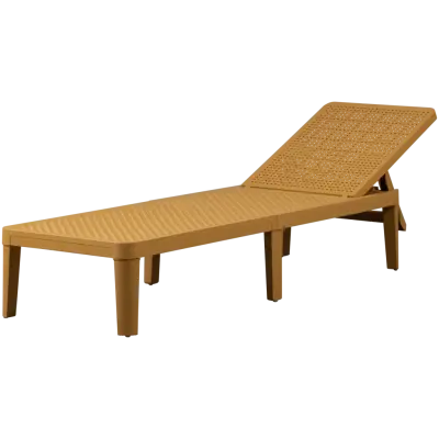 WOOOD Jinte solvagn, justerbar 4 positioner - gul polypropen