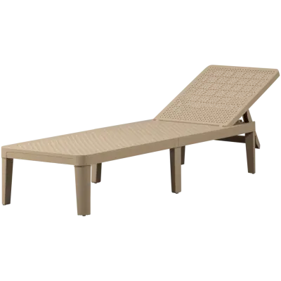 WOOOD JJinte solsäng, justerbar 4 lägen -äkta polypropen