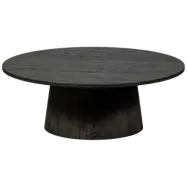 WOOOD MAAN SOFFBORD MDF MÖRKBRUN 35xØ100CM