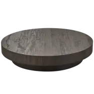 WOOOD SHIELD TOO SOFFBORD MDF MÖRKBRUN 20xØ100CM