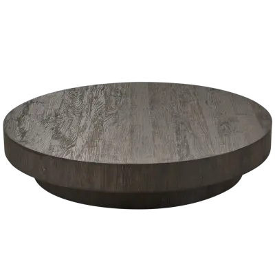 WOOOD SHIELD TOO SOFFBORD MDF MÖRKBRUN 20xØ100CM