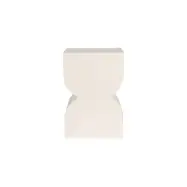 ZUIVER Cones pall, rektangulär - blank beige aluminium (21x30)