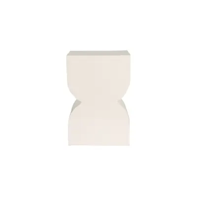 ZUIVER Cones pall, rektangulär - blank beige aluminium (21x30)