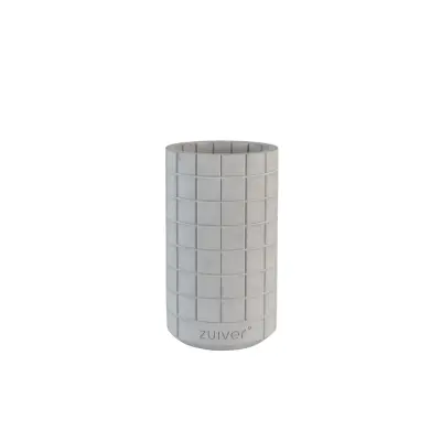 ZUIVER Fajen vas, rund - grå betong