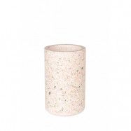 ZUIVER Fajen vas, rund - rosa terrazzo