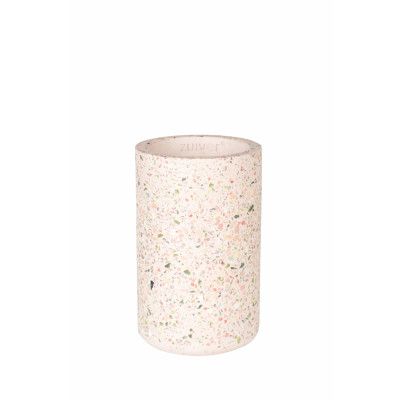 ZUIVER Fajen vas, rund - rosa terrazzo