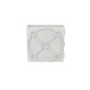 ZUIVER Grafisk vas, rektangulär - grå betong